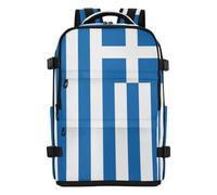 decoryou Lightweight Computer Backpack Greece Flag Greek National Blue | Backpack Laptop Bag For Women,Laptop Bag 16.5 Inch,for Travel Business Casual or College,bulto para laptop mujer 20L