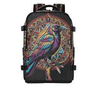 decoryou Sl ackpack Purse Odin's Raven Norse Mythology | Laptop Backpack Women,Personal Item Travel Bag,for Travel Business Casual or College,bolso para hombre 20L