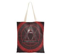 decoryou Viking Symbols Dark Occult Star Emblem Tote Bag Canvas | Bulk Tote Bags Canvas Tote Bulk For Female Friends Reusable Tote Bags
