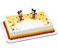 DecoSet® Mickey Mouse and Minnie Cake Topper, 2-Piece Topper Set with Your Favorite Mice Couple, Enjoy Hours of Fun After the Party