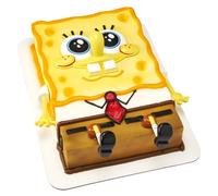 DecoSet SpongeBob SquarePants Creations Cake Topper 5Piece Birthday Party Set with EyePopping Face and 2 Arms and 2 Legs