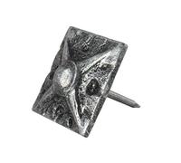 decotacks Square Art Upholstery Nails/Tacks 5/8" x 5/8" (17MMx17MM) - 25 Pcs (Pewter)