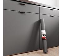 Decotalk 60 x 300 cm Self-Adhesive Wallpaper Matte Grey Monochrome Madness for Kitchen Cabinets Furniture and Bathroom