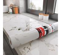Decotalk 81 x 500 cm Madness for Furniture White Marble Modern Effect Waterproof for Kitchen