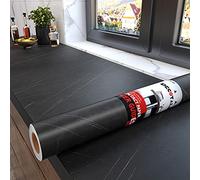 Decotalk Black Marble Contact Paper for Kitchen 12 x 120 inch Peel and Stick Countertops Marble Self Adhesive Wallpaper Black Marble Contact Paper Stone Waterproof for Countertop Bathroom Dining Table