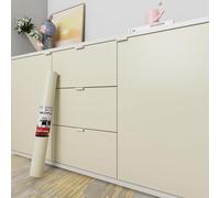 Decotalk Peel and Stick Wallpaper Beige for Living Room 60X500cm Self Adhesive Wallpaper Beige Furniture Stickers Contact Paper Waterproof Vinyl Film for Bedroom Wall Table Shelf Liner Warerproof