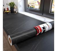 Decotalk Self-Adhesive Wallpaper Kitchen Washable Marble Black 60 x 500 cm Furniture Adhesive Film Kitchen Film Self-Adhesive Waterproof Worktop Film Kitchen Back Wall Cabinet Films Furniture Film