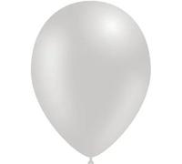 Decotex 11 Inch Balloons - Pack of 50 Latex Party Balloons for Birthdays, Weddings & Celebrations (Silver)