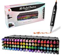 DecoTime Alcohol Twinmarkers 80 Pack Set