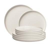 Decotique BON Plates Starter Set of 8 Ivory