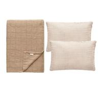 Decotique Classic Pillow & Blanket Set Beige