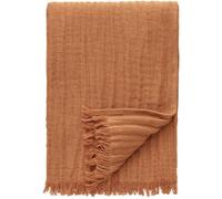 Decotique Crinkle Bedspread 130x170 Light Brown