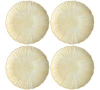 Decotique - Daisy Plate 4-pack Cream, 22 cm - Cream
