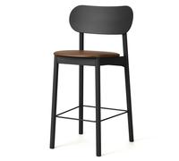 Decotique - Elephant Bar Chair, Black / Brown Leather