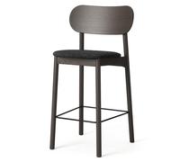 Decotique Elephant Bar Stool Dark Oak/Anthracite Grey Bouclé