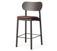 Decotique Elephant Bar Stool Dark Oak/Brown Leather