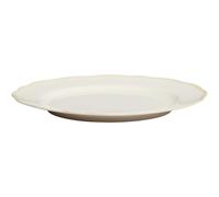 Decotique Fleur Plate 28 cm Set of 4 White/Sand