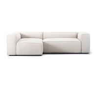 Decotique Grand 3-Seater Sofa Divan Left Steam/ White