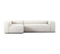 Decotique Grand 4-Seater Sofa Divan Left Steam/ White