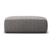 Decotique Grand Footstool Gray Marble