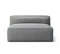 Decotique - Grand Outdoor Modular Sofa, Charcoal Chiné - Charcoal Chiné