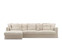 Decotique - Le Grand Air 3-Seater Sofa Cotton Divan Left, Beige - Beige