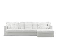 Decotique - Le Grand Air 3-Seater Sofa Cotton Divan Right, White - White