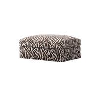 Decotique Le Grand Air Footstool Zebra/ Brown/ White