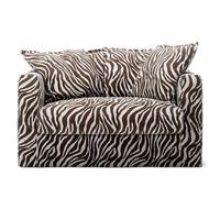 Decotique Le Grand Air Love Seat Armchair Zebra/Brown/White