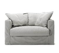 Decotique Le Grand Air Loveseat Armchair Ash Stripe/Linen