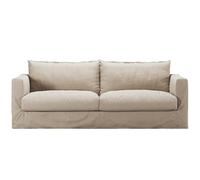 Decotique - Le Grand Air Nou 3-Seater Sofa Cotton, Beige - Beige