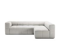 Decotique Mure 3-Seater Sofa With Open End Right Steam/ White