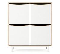 Decotique Sand Cabinet White/Oak