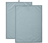 Decotique - Sienna Kitchen Towel 2-pack 50x70 cm, Dusty Blue - Dusty Blue
