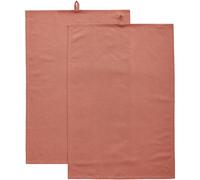 Decotique - Sienna Kitchen Towel 50x70 cm 2-pack, Pink - Pink