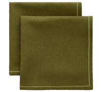 Decotique - Sienna Napkin 45x45 cm 2-pack, Olive - Olive