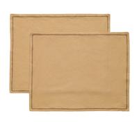 Decotique - Sienna Placemat 35x45 cm 2-pack, Beige - Beige