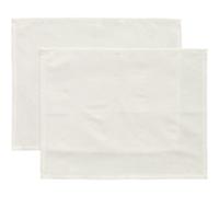 Decotique - Sienna Placemat 35x45 cm 2-pack, White - White