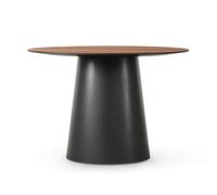 Decotique Social Dining Table 110 Walnut/Black/Oak
