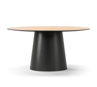 Decotique Social Dining Table 150 Black/Oak/Natural/Oak