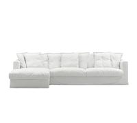 Decotique - Upholstery For Le Grand Air 3-seater Sofa Cotton Divan Left, White - White