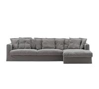 Decotique - Upholstery For Le Grand Air 3-seater Sofa Cotton Divan Right, Grey - Grey