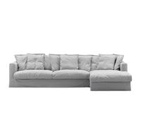 Decotique - Upholstery For Le Grand Air 3-seater Sofa Cotton Divan Right, Light Grey - Light Grey