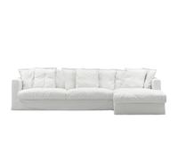 Decotique - Upholstery For Le Grand Air 3-seater Sofa Cotton Divan Right, White - White