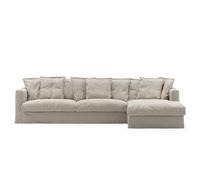 Decotique - Upholstery For Le Grand Air 3-seater Sofa Linen Divan Right, Future Grey - Future Grey