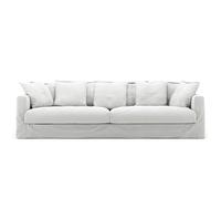 Decotique - Upholstery For Le Grand Air 4-seater Sofa Cotton, White - White