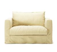Decotique - Upholstery For Le Grand Air Nou Love Seat Linen, Morning Glow - Morning Glow