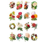 Decoupage Paper Pack (20 Sheets 10x15cm) Flowers Roses Garden Wildflowers FLONZ Vintage Paper