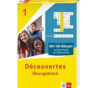 Découvertes 1 (from 2020) – Exercise Book for Textbook 1st Year: 150 Grammar and Vocabulary Puzzles