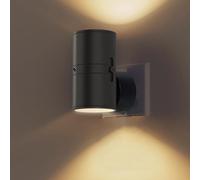 Decovasse Dimmable Night Light Plug in - Modern Vintage LED Wall Light with Dusk to Dawn Sensor for Bedroom Hallway (Warm)